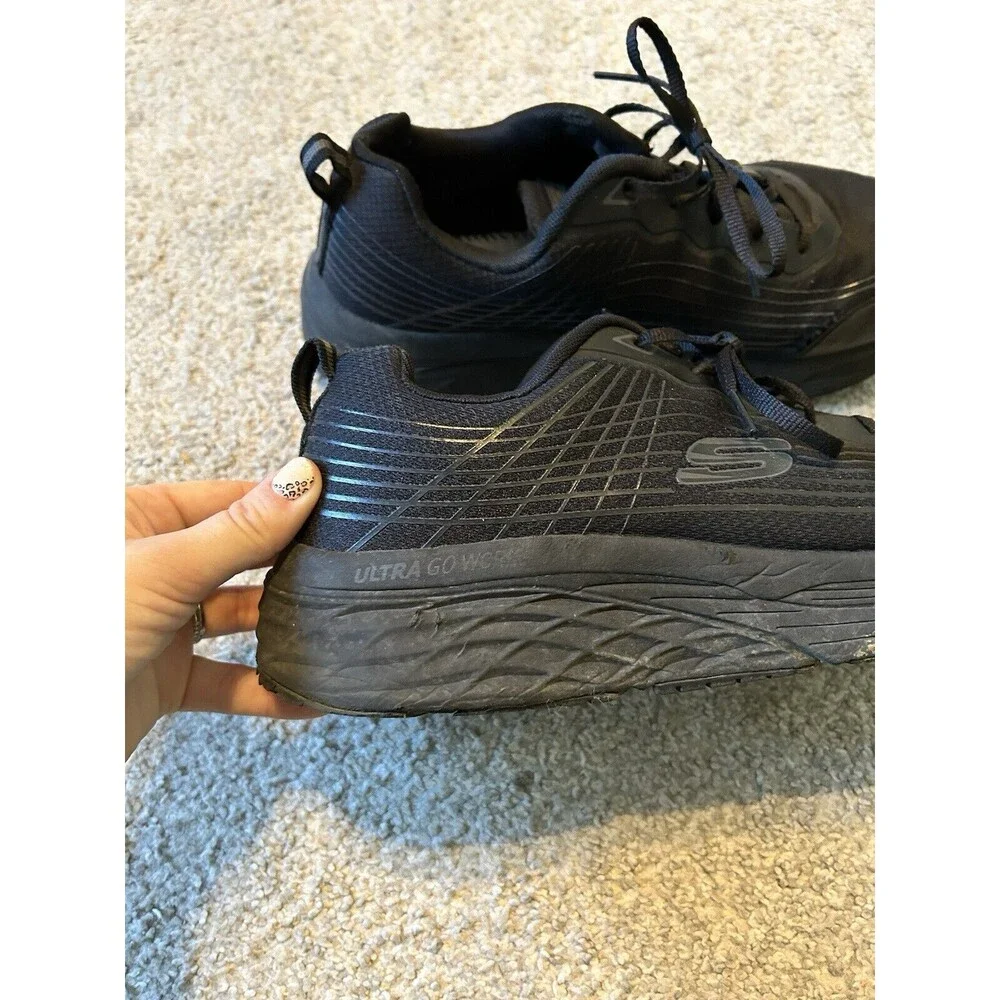 Skechers Mens Memory Foam Relaxed Fit Max Cushioning Elite Shoes Work‎ 10.5